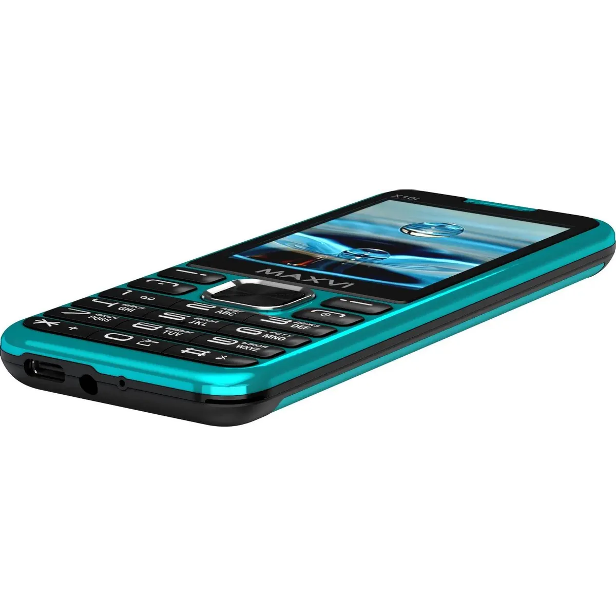 Телефон MAXVI X10i Aqua Blue - фото 11