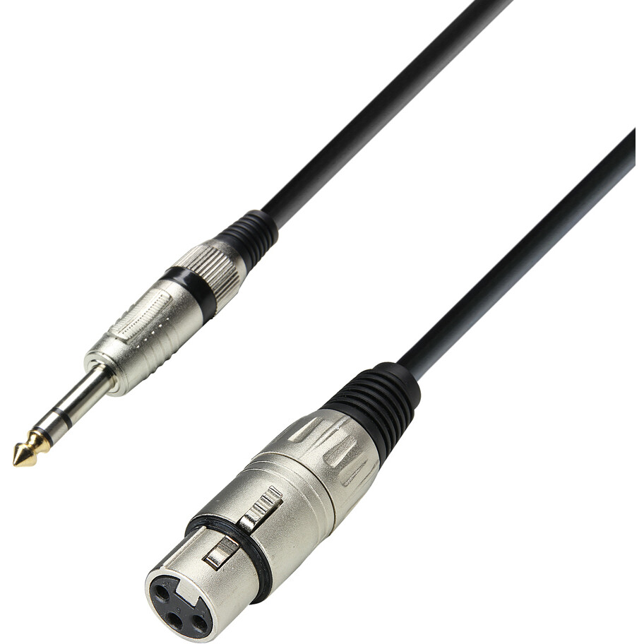 Кабель 6.3 Jack (M) - XLR (F), 10м, Adam Hall K3BFV1000