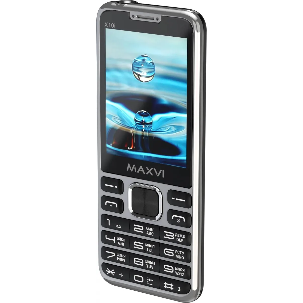 Телефон MAXVI X10i Metallic Silver - фото 3