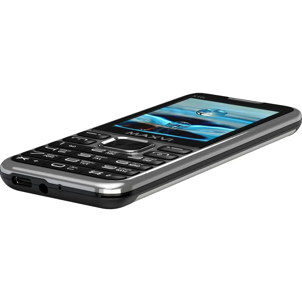 Телефон MAXVI X10i Metallic Silver - фото 4