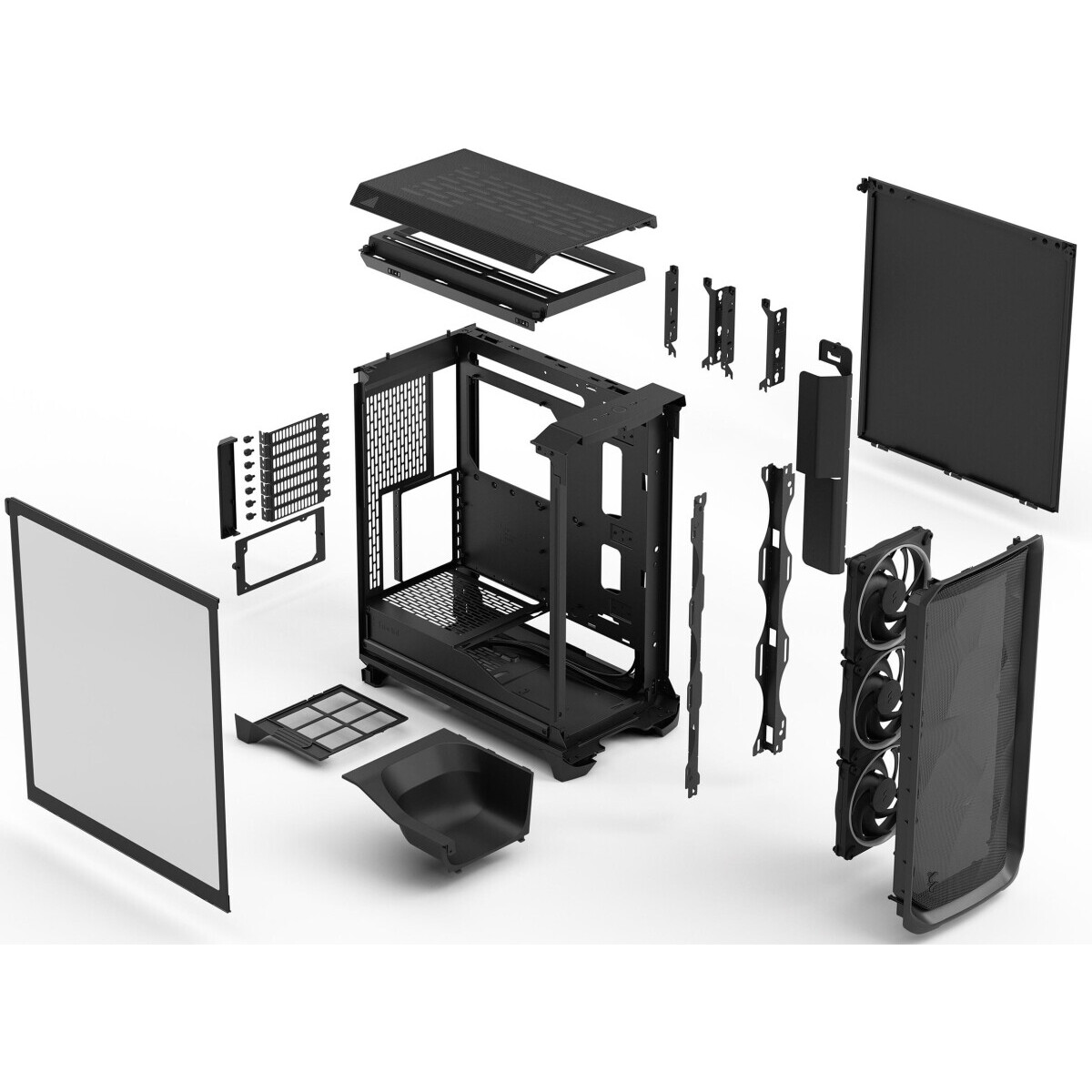 Корпус Fractal Design Meshify 3 Black RGB TG Light Tint - FD-C-MES3A-06 - фото 14