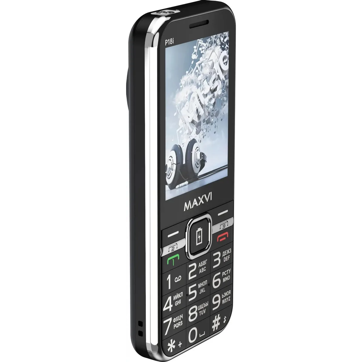 Телефон MAXVI P18i Black - фото 2