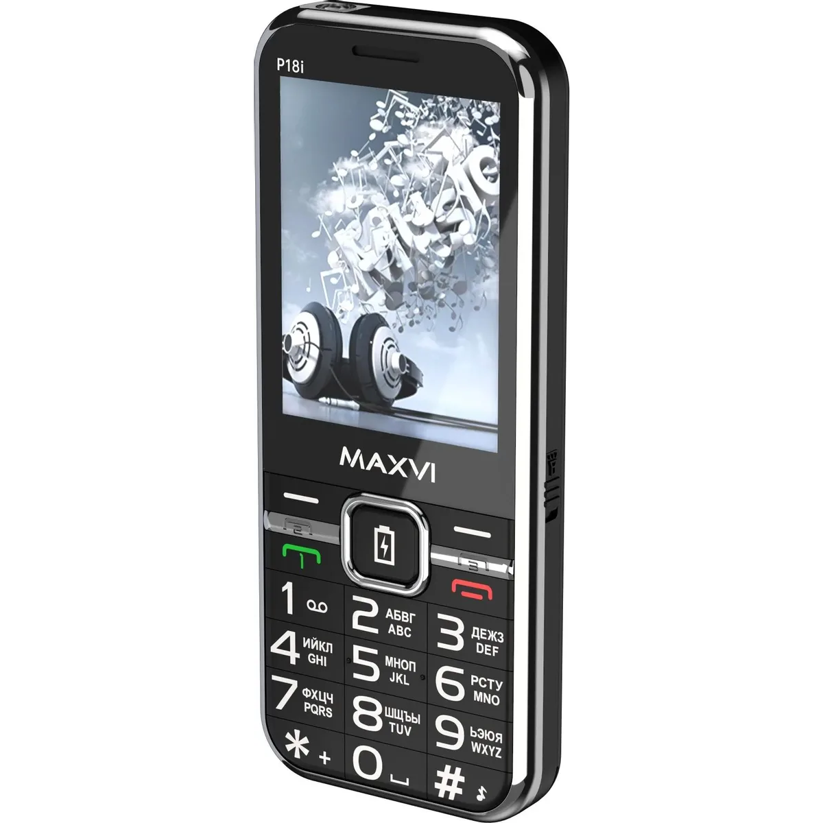 Телефон MAXVI P18i Black - фото 3