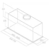 Вытяжка Elica Fold BL MAT/A/72 (PRF0181961)