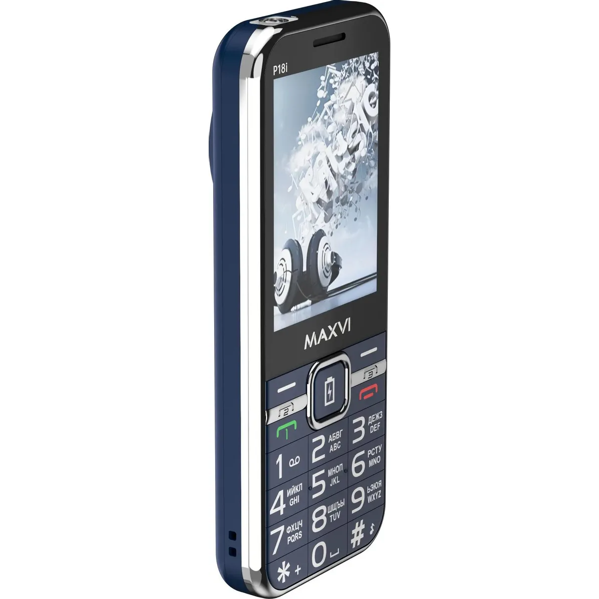 Телефон MAXVI P18i Blue - фото 2