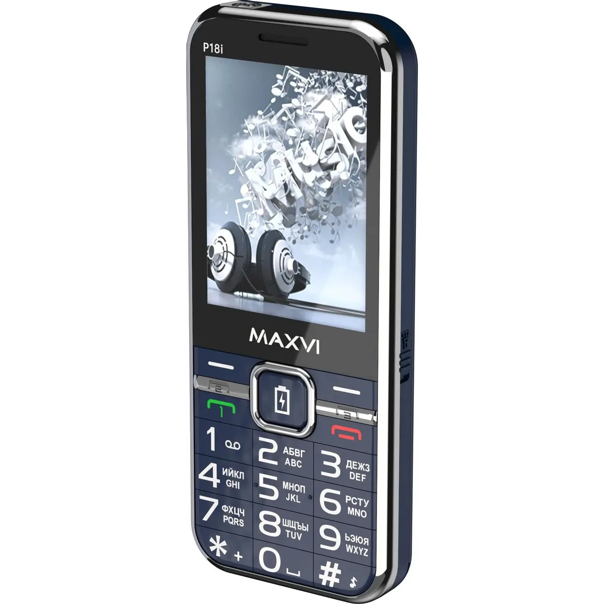 Телефон MAXVI P18i Blue - фото 3