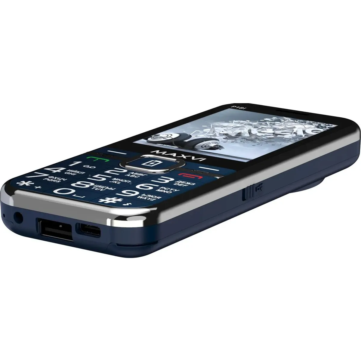 Телефон MAXVI P18i Blue - фото 5