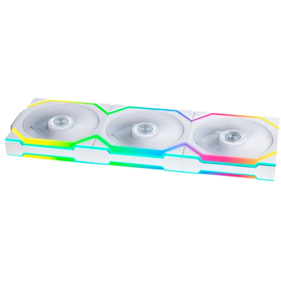 ..... Вент. для корпуса Lian Li UNI Fan SL Wireless 120 Reverse Blade White (3 шт.) (0094/95/96) Б/У - G99.12RSL1W3W.R0 - фото 2