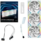 ..... Вент. для корпуса Lian Li UNI Fan SL Wireless 120 Reverse Blade White (3 шт.) (0094/95/96) Б/У (G99.12RSL1W3W.R0)