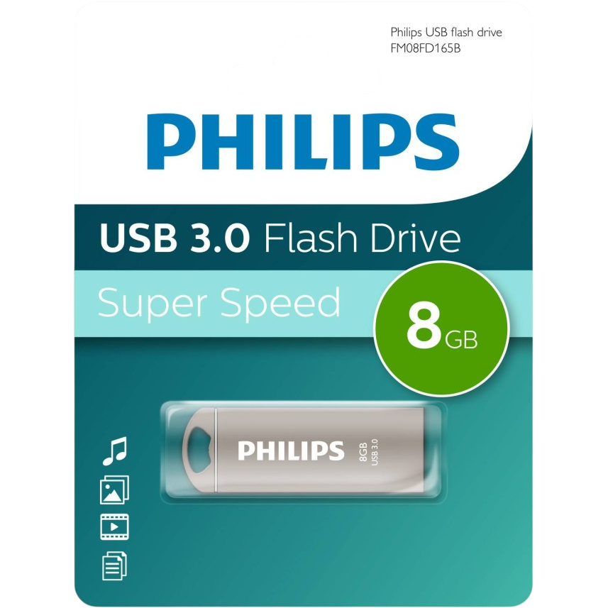 USB Flash накопитель 8GB Philips IRON3.0