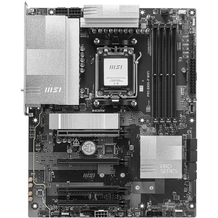 ..... Материнская плата MSI PRO B850-P WIFI (3037) из ремонта сломан фиксатор pci-e