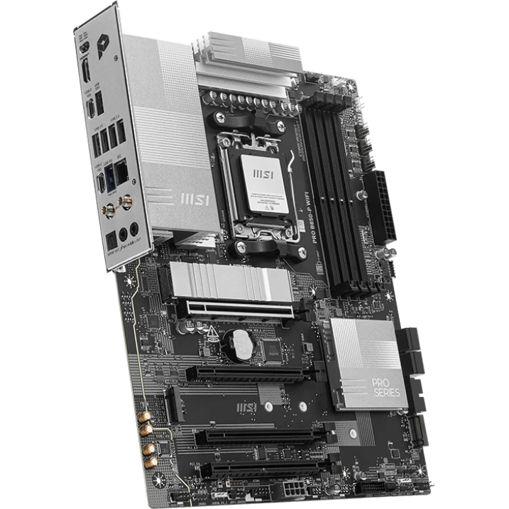 ..... Материнская плата MSI PRO B850-P WIFI (3037) из ремонта сломан фиксатор pci-e - фото 2