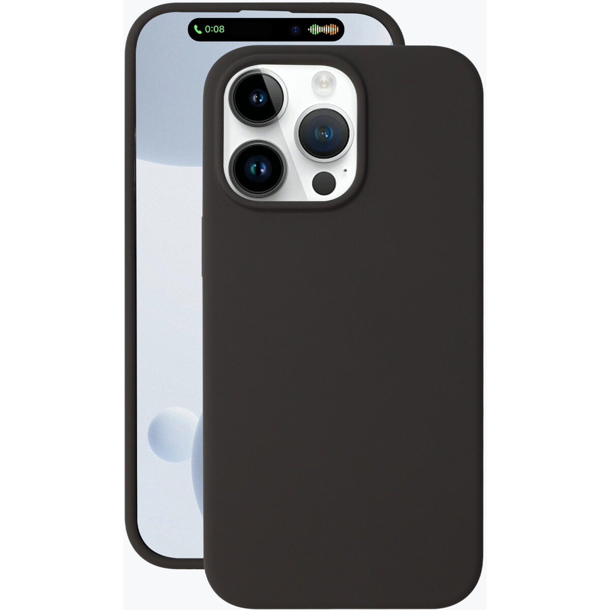 Чехол Deppa iPhone 15 Pro Max Liquid Silicone Case Pro MagSafe Grey