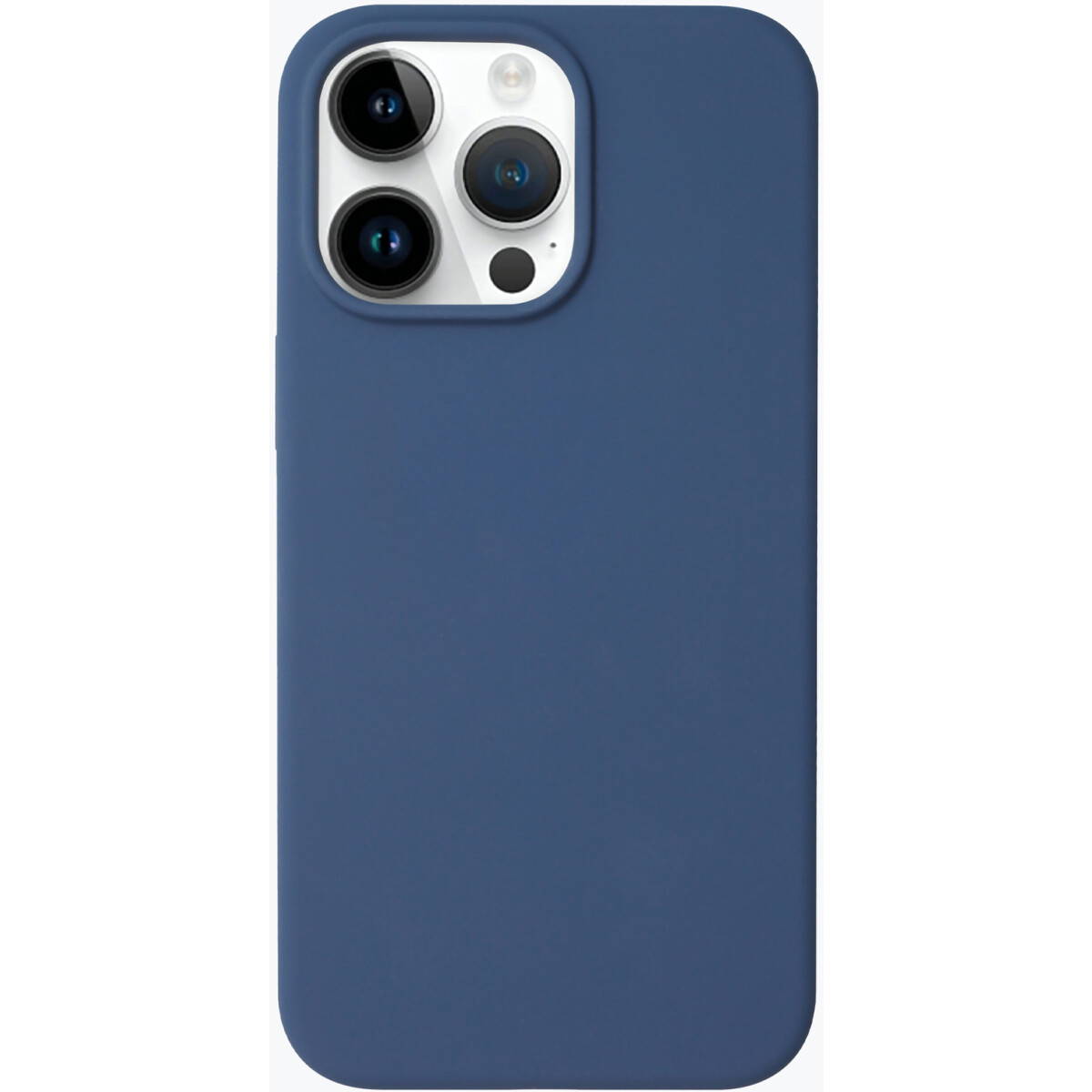 Чехол Deppa iPhone 15 Pro Liquid Silicone Case Pro Blue - фото 2