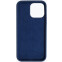 Чехол Deppa iPhone 15 Pro Liquid Silicone Case Pro Blue - фото 4