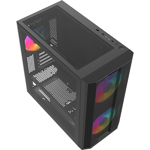 Корпус SAMA S30 Black - S30-BKMPA3X1-GL - фото 2