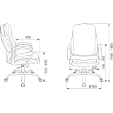 Офисное кресло Бюрократ T-9950SL/VELV73