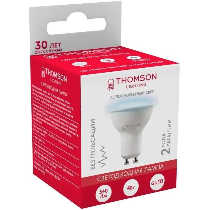 Светодиодная лампочка Thomson TH-B2325 (4 Вт, GU10) - фото 2