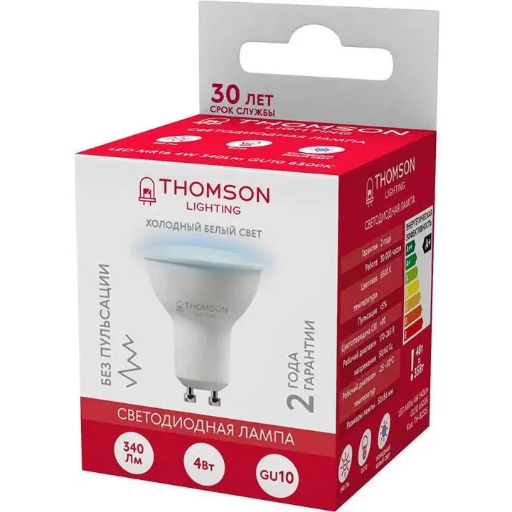 Светодиодная лампочка Thomson TH-B2325 (4 Вт, GU10) - фото 3