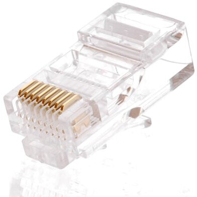 Коннектор RJ-45 NETLAN EC-UP8P8C-5E-003-TR-100, 100 шт.