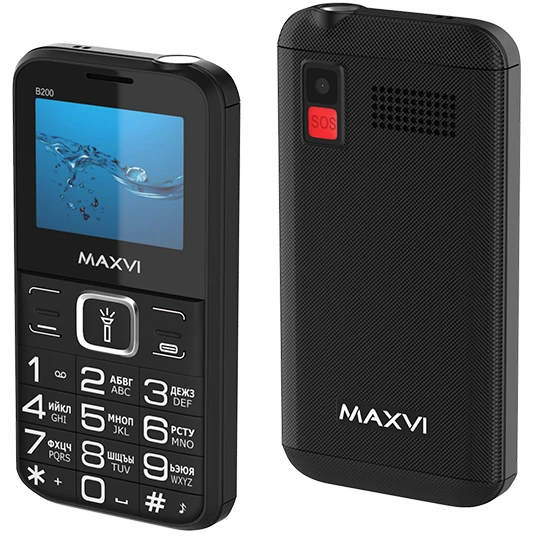 Телефон MAXVI B200 Black