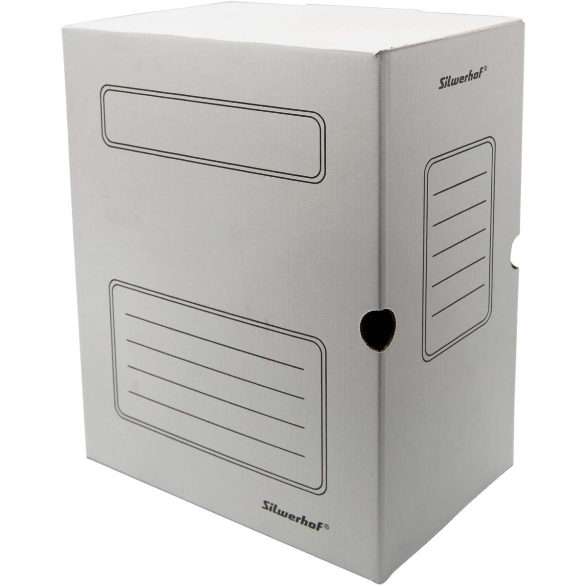 Папка архивная Silwerhof КА-150 White