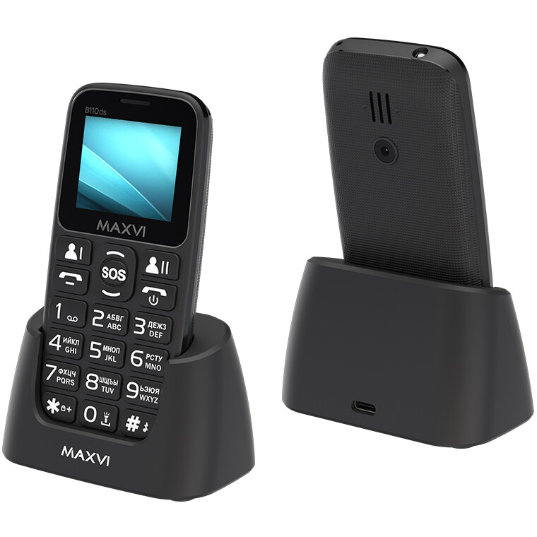 Телефон MAXVI B110ds Black