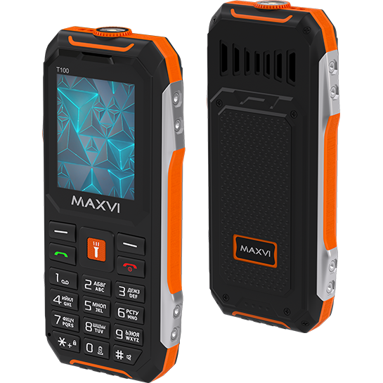 Телефон MAXVI T100 Orange
