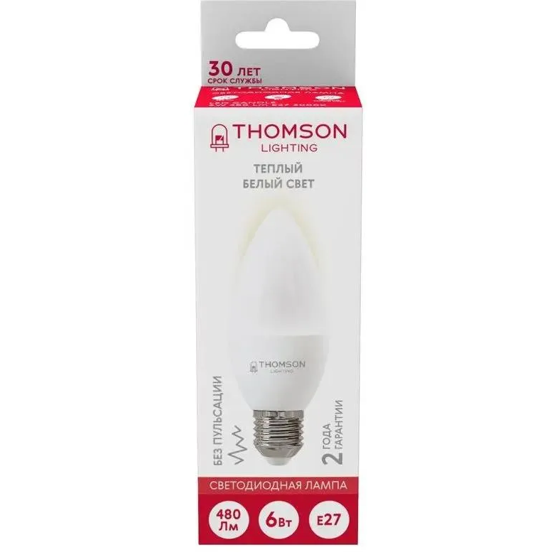 Светодиодная лампочка Thomson TH-B2357 (6 Вт, E27) - фото 2
