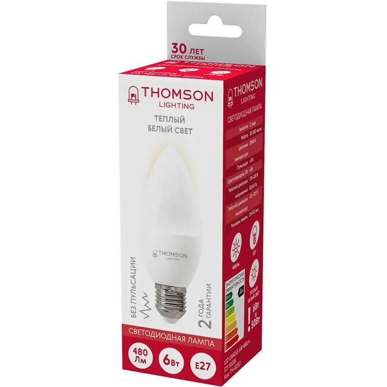 Светодиодная лампочка Thomson TH-B2357 (6 Вт, E27) - фото 4