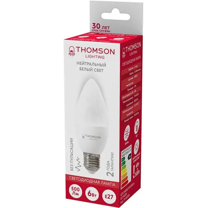 Светодиодная лампочка Thomson TH-B2358 (6 Вт, E27) - фото 3