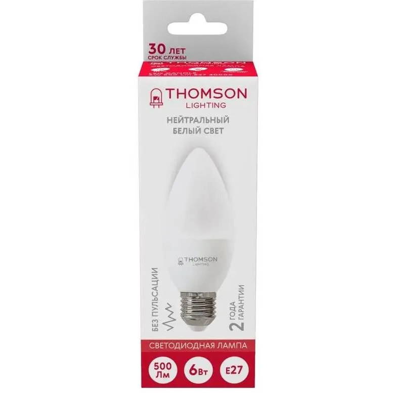 Светодиодная лампочка Thomson TH-B2358 (6 Вт, E27) - фото 4