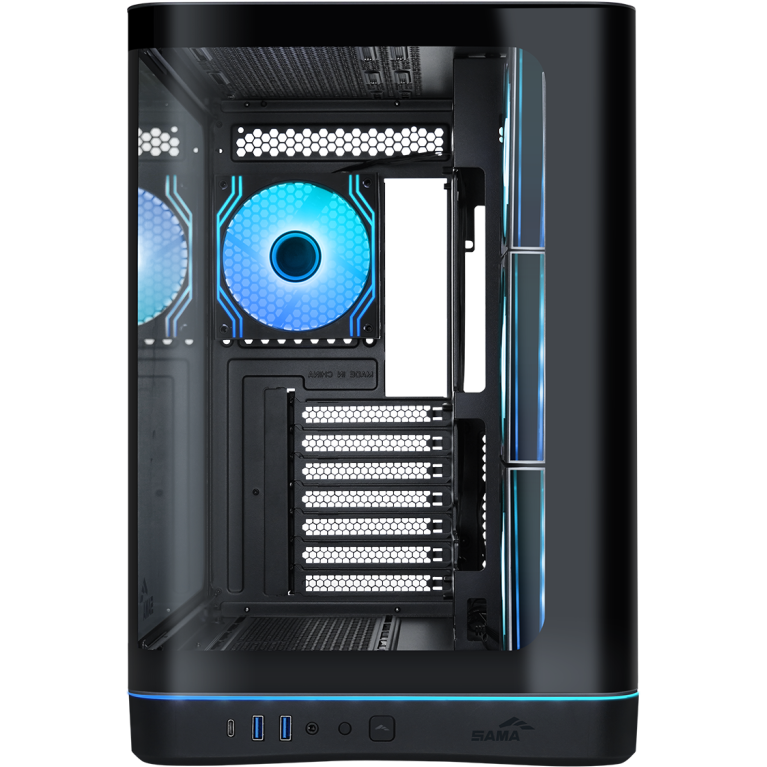Корпус SAMA V62S Black - V62S-BKADA4X1-GL - фото 3
