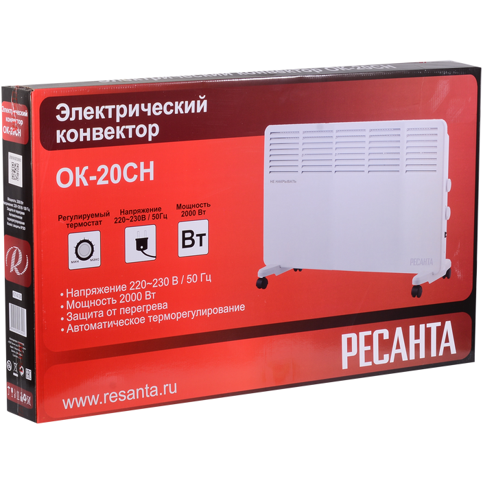 Конвектор Ресанта ОК-20СН White - 67/4/38 - фото 7