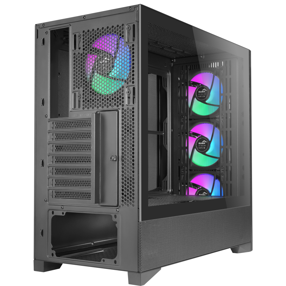 Корпус SAMA V42 Black - V42-BKAMA4X1-GL - фото 5