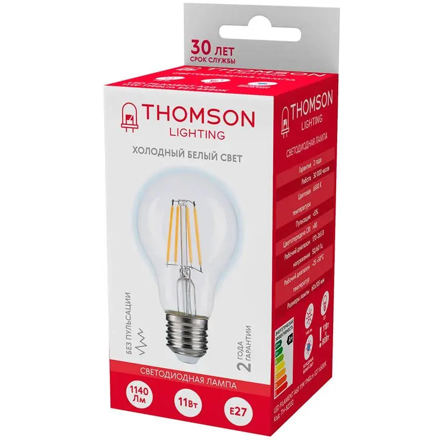 Филаментная лампочка Thomson TH-B2332 (11 Вт, E27) - фото 3