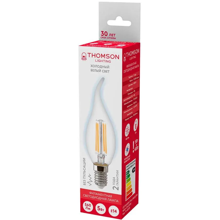 Филаментная лампочка Thomson TH-B2335 (5 Вт, E14) - фото 3