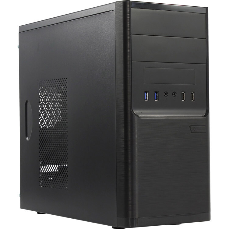 Корпус Powerman ES701BK 600W Black - 6198910