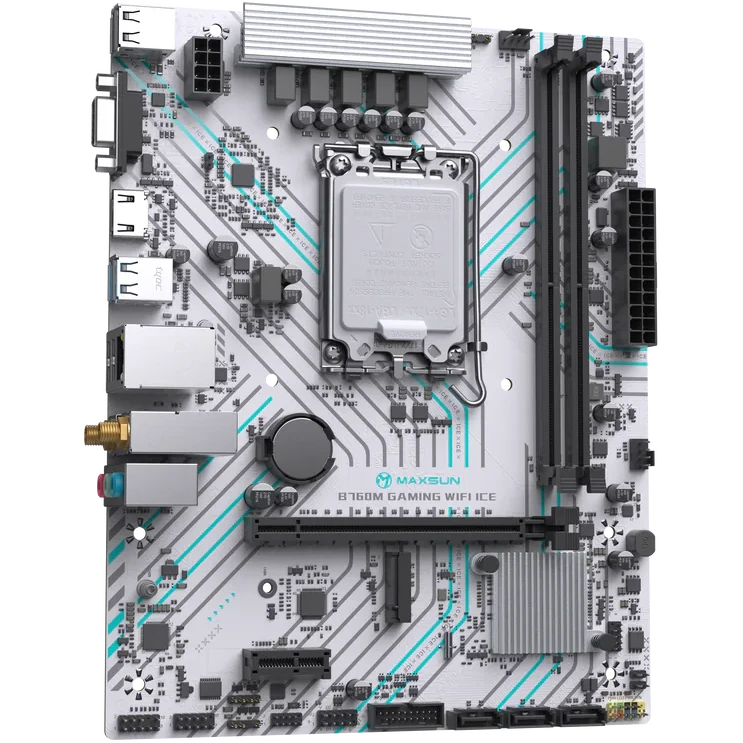 Материнская плата Maxsun B760M GAMING WIFI ICE - MS-B760M GAMING WIFI ICE - фото 2