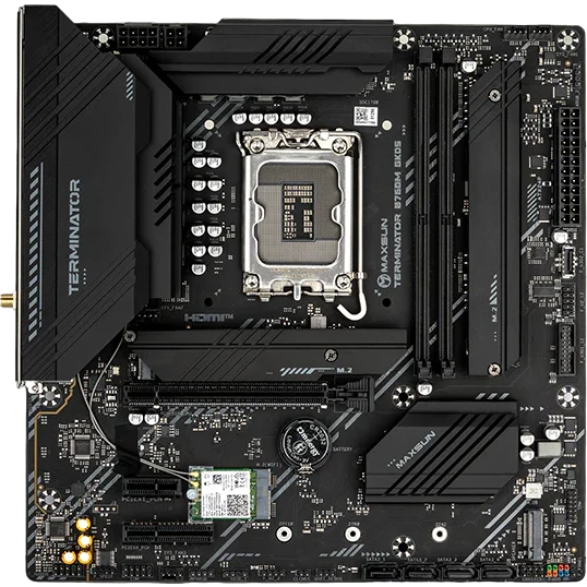 Материнская плата Maxsun Terminator B760M GKD5 WIFI - MS-Terminator B760M GKD5 WIFI