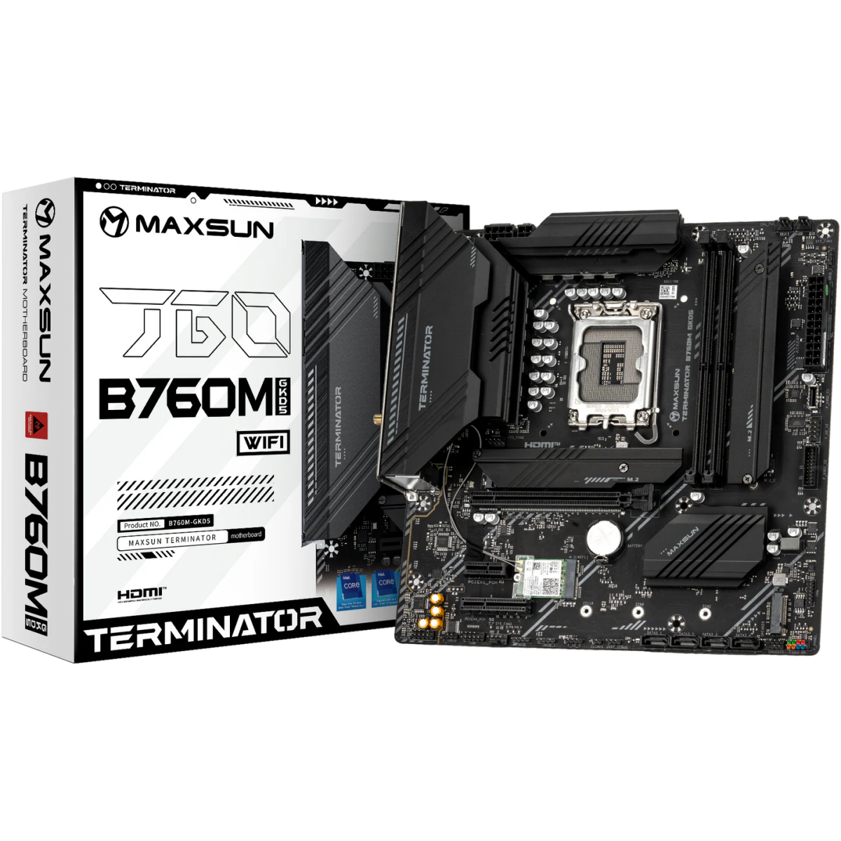 Материнская плата Maxsun Terminator B760M GKD5 WIFI - MS-Terminator B760M GKD5 WIFI - фото 5