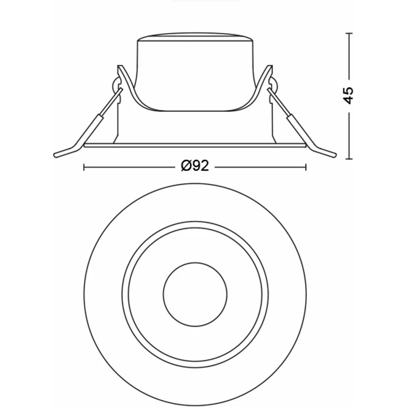 Светильник Philips IMPALA WGDIM SL264 RD 068 6W 27K BL 1PK - 929002663731 - фото 4