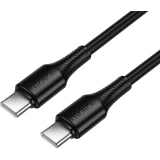 Кабель USB Type-C - USB Type-C, 1м, HOCO X120 Black (6942007658928)