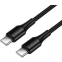 Кабель USB Type-C - USB Type-C, 1м, HOCO X120 Black - 6942007658928