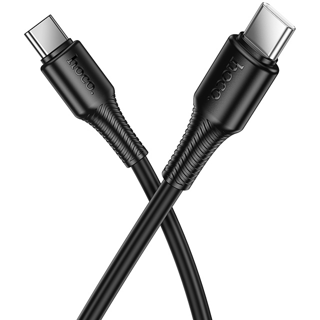Кабель USB Type-C - USB Type-C, 1м, HOCO X120 Black - 6942007658928 - фото 2