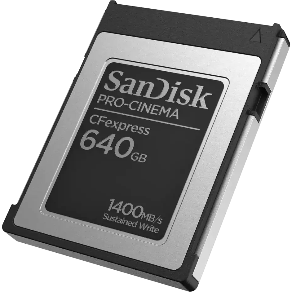 Карта памяти 640Gb CFexpress SanDisk PRO-CINEMA (SDCFEC-640G-GN4NN) - фото 2