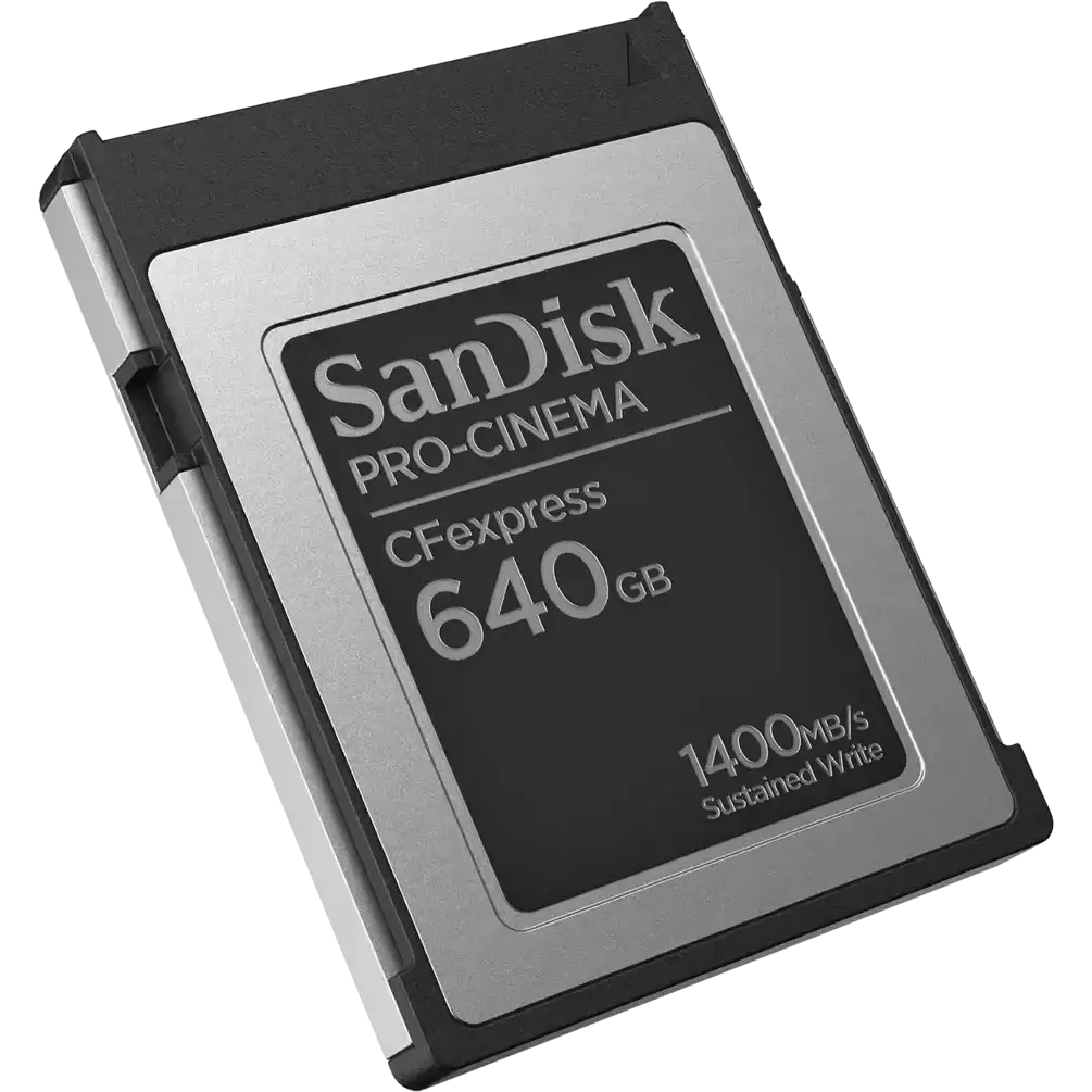 Карта памяти 640Gb CFexpress SanDisk PRO-CINEMA (SDCFEC-640G-GN4NN) - фото 3
