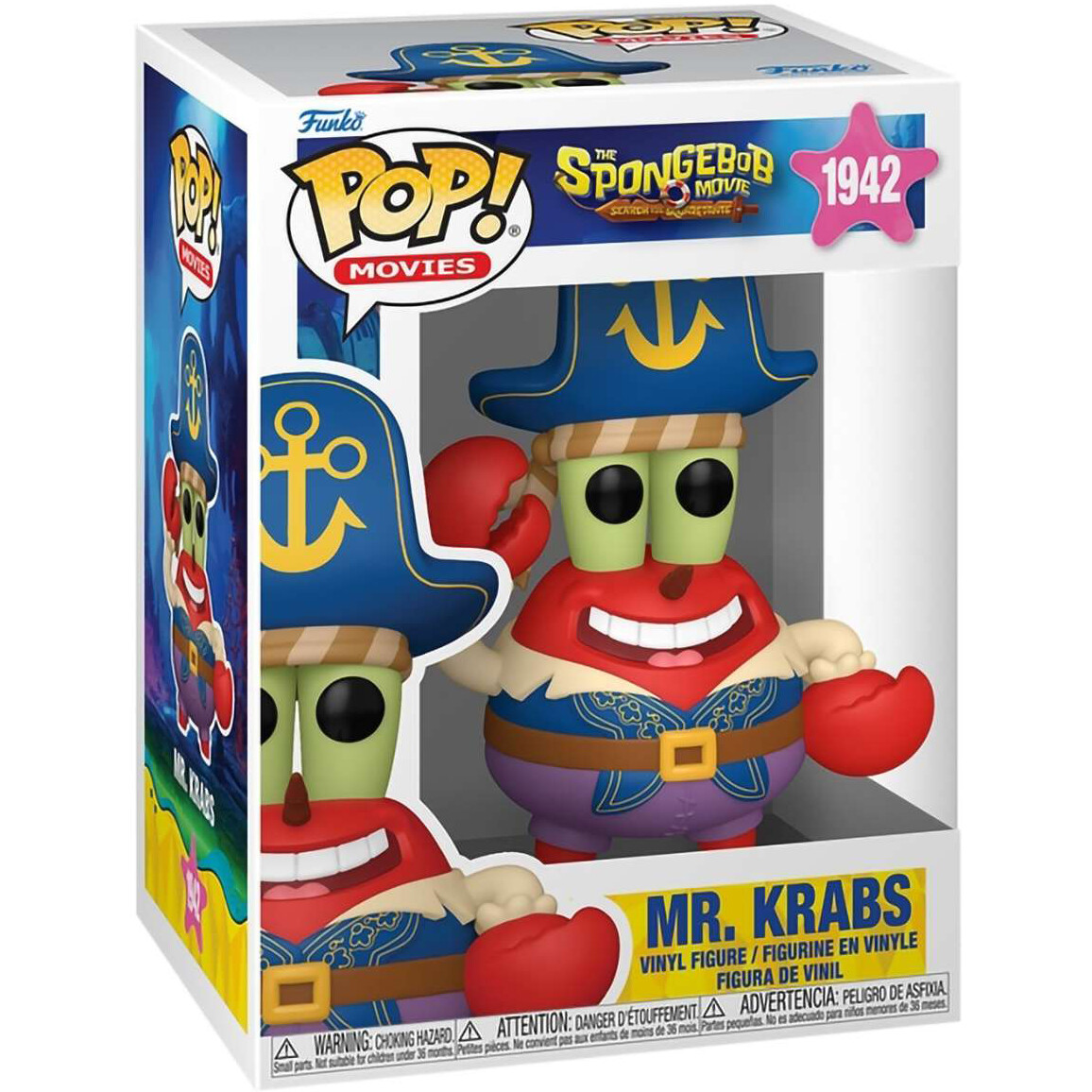 Фигурка Funko POP! Movies The SpongeBob Movie Mr. Krabs - 86309 - фото 2