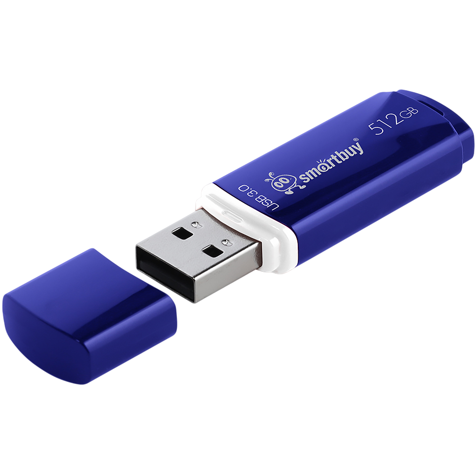 USB Flash накопитель 512Gb SmartBuy Crown Blue (SB512GBCRW-B) - фото 2