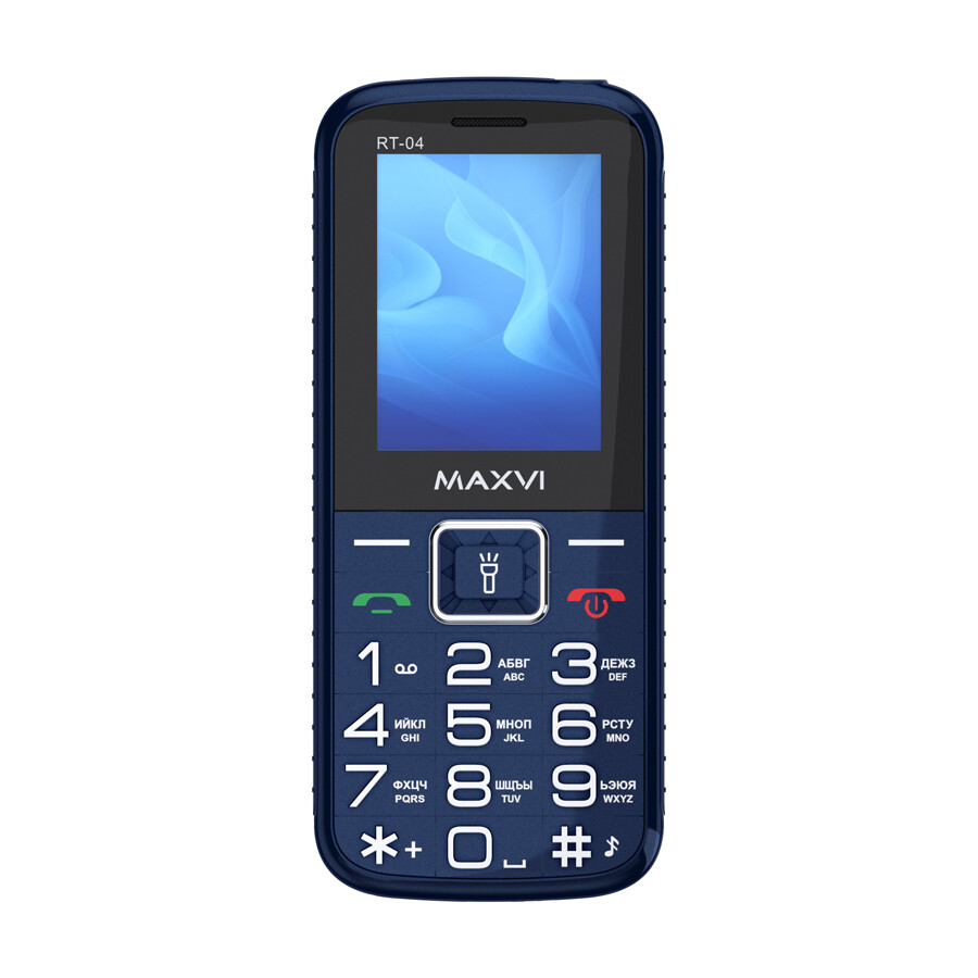 Телефон MAXVI RT-04 Blue - фото 5